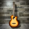 Alvarez Artist Elite Acoustic-Electric Bass Guitar with Cutaway and Armrest - Shadowburst (AEB70CE_Armrest_Shadowburst) | Musician Madness