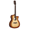 Alvarez Artist Folk/OM Guitar Acoustic Electric Shadowburst with Cutaway (AF70CE_Shadowburst)