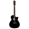 Alvarez Artist Grand Auditorium Guitar Acoustic Electric 12 String Blacktop with Cutaway (AG70CE_12-String_Black) | Musician Madness