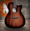 Alvarez Masterworks Folk/OM Guitar Acoustic Electric Shadowburst with Cutaway (MF66ce_Shadowburst)