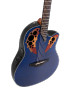 Ovation Celebrity Elite Plus E-Acoustic Guitar CE44P-8TQ Blue Transparent Quilt (CE44P-8TQ-G)