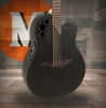 Ovation Pro Series Elite TX E-Acoustic Guitar 2058TX-5 Black Textured 12-String (2058TX-5-G)