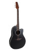 Ovation Applause E-Acoustic Guitar AB24-5S Black Satin (AB24-5S) | Musician Madness