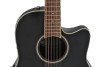 Ovation Applause E-Acoustic Guitar AB2412-5S Black Satin 12-String (AB2412-5S)