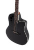 Ovation Applause E-Acoustic Guitar AE44-5S Black Satin (AE44-5S)