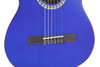 GEWA Basic Classical Guitar 1/2 Transparent Blue (PS510125) | Musician Madness