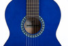 GEWA Basic Classical Guitar 4/4 Transparent Blue (PS510155)