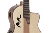 Manuel Rodriguez  Cortado Curly Walnut 4/4 Satin E-Acoustic Cutaway (501454) | Musician Madness