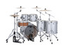 Mapex Saturn Evolution  Workhorse 5 Piece Shell Pack Without Snare Iridium Silver (SE628XBPD) | Musician Madness