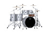 Mapex Saturn Evolution  Workhorse 5 Piece Shell Pack Without Snare Iridium Silver (SE628XBPD) | Musician Madness