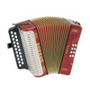 Hohner 1600/2 Erica Two-Row AD - Red (3000AR) | Musician Madness