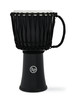 Latin Percussion LP 10-inch Rope Tuned Circle Djembe with Perfect-Pitch head - Black (LP2010-BK)