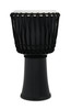 Latin Percussion LP 10-inch Rope Tuned Circle Djembe with Perfect-Pitch head - Black (LP2010-BK) | Musician Madness