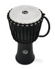 Latin Percussion LP 10-inch Rope Tuned Circle Djembe with Perfect-Pitch head - Black (LP2010-BK) | Musician Madness