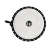 Latin Percussion LP 10-inch Rope Tuned Circle Djembe with Perfect-Pitch head - Black (LP2010-BK)