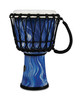 Latin Percussion LP 10-inch Rope Tuned Circle Djembe with Perfect-Pitch head - Blue Marble (LP2010-BM)