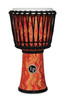 Latin Percussion LP Latin Percussion 10-inch Rope Tuned Circle Djembe with Perfect-Pitch head - Orange Marble (LP2010-OM)
