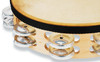 Latin Percussion LP Pro 10 Inch Double Row Headed Tambourine - Aluminum (LP384-AL)