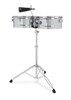 Latin Percussion LP Latin Percussion LPA256 13" and 14" Aspire Timbales - Chrome with Chrome Hardware (LPA256) | Musician Madness