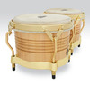 Latin Percussion LP Matador Bongos Oak Natural Gold 7-1/4-8-5/8" (M201-AW)