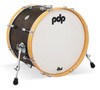 PDP Concept Classic 14x20 Walnut Stain Kick Drum with Natural Stain Hoops (PDCC1420KKWN) 