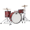 PDP Concept Classic Series 3-Piece Maple Shell Pack - Ox Blood w/Ebony Hoops (PDCC2613OE) | Musician Madness | Musician Madness