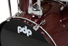 PDP Center Stage Ruby Red Sparkle 5pc Kit Hardware Cymbals & Throne Included (PDCE2215KTRR) | Musician Madness