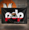 PDP Banner Cali Flag On Black, 60"x 36" (PRBA18PDP) 