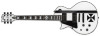 ESP LTD James Hetfield Iron Cross - Snow White LH (LIRONCROSSSWLH)