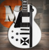 ESP LTD James Hetfield Iron Cross - Snow White LH (LIRONCROSSSWLH)