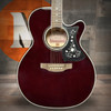 Takamine GN75CE Acoustic Guitar - Wine Red (TAKGN75CEWR) | Musician Madness
