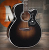 Takamine EF450C TT - Gloss Transparent Blackburst w/ Semi-Hard Case (JTAKEF450CTTBB)