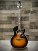Takamine EF450C TT Acoustic-Electric Guitar - Gloss Brown Sunburst with Semi-Hard Case (JTAKEF450CTTBSB) | Musician Madness