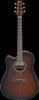 Ibanez AAD51CE Left Handed Acoustic Electric Guitar - Dark Violin Sunburst (AAD51LCEDVS) | Musician Madness