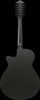 Ibanez AEG1221 12-string Acoustic Electric Guitar - Black Out (AEG1221BOT) | Musician Madness
