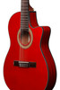 Ibanez GA35TCE Nylon String Acoustic Electric Guitar - Sapphire Red (GA35TCESRR) | Musician Madness