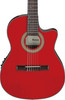 Ibanez GA35TCE Nylon String Acoustic Electric Guitar - Sapphire Red (GA35TCESRR) | Musician Madness
