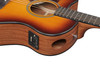Ibanez AAM50LCE Advanced Acoustic Auditorium Left Handed Acoustic Electric Guitar - Open Pore Light Brown Sunburst (AAM50LCEOLB) | Musician Madness