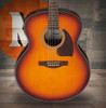Ibanez PJ50E Acoustic-Electric Guitar - Open Pore Vintage Amber Sunburst (PJ50EOAH) | Musician Madness