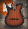 Ibanez FRH10N Thinline Nylon Acoustic Electric Guitar LH - Brown Sunburst (FRH10NLBSF) | Musician Madness