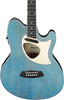 Ibanez TCM50FMODB Talman Open Pore Acoustic Electric Guitar - Blue Denim (TCM50FMODB) | Musician Madness