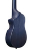 Ibanez AUP10N Nylon-String Piccolo Acoustic Electric Guitar - Transparent Blue Burst (AUP10FMNETBO) | Musician Madness