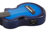 Ibanez AUP10N Nylon-String Piccolo Acoustic Electric Guitar - Transparent Blue Burst (AUP10FMNETBO) | Musician Madness