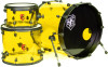 SJC Josh Dun Torch 3-Piece Shell Pack - Yellow Acrylic Shells (JDTK322ASYB) | Musician Madness