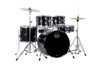 Mapex Comet 5 Piece Complete Setup 20" - Dark Black (CM5044FTCDK)