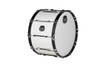 Mapex Qualifier 24  In. x14 In. Marching Bass Drum Gloss White (QLB2414CCSW) | Musician Madness
