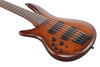Ibanez SR Standard 5str Electric Bass Left Handed - Mahogany Brown Burst Low Gloss (SR505ALMHL)|Musician Madness