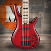 Ibanez Adam Nitti Signature 5str Electric Bass w/Bag - Transparent Wine Red Burst (ANB205TWB)