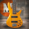 Ibanez Gerald Veasley Signature 6 String Electric Bass w/Case - Amber (GVB1006AM)