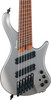 Ibanez EHB Ergonomic Headless Bass 6 String w/Bag Multi Scale - Metallic Gray Matte (EHB1006MSMGM)
